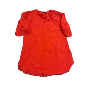 Tuckernuck Pomander Place Parker Smocked poppy red dress large